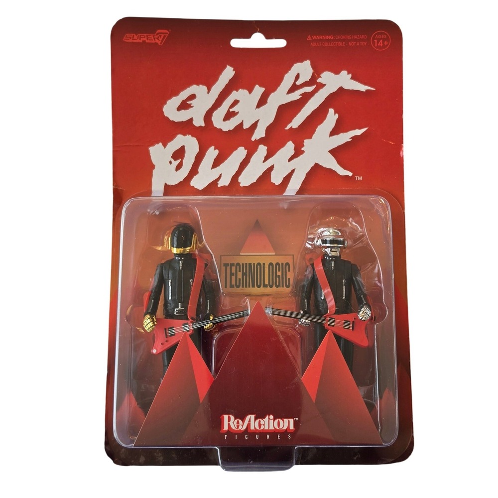 Super7 Daft Punk Technologic ReAction Figures 2-Pack Guy-Manuel Thomas Bangalter